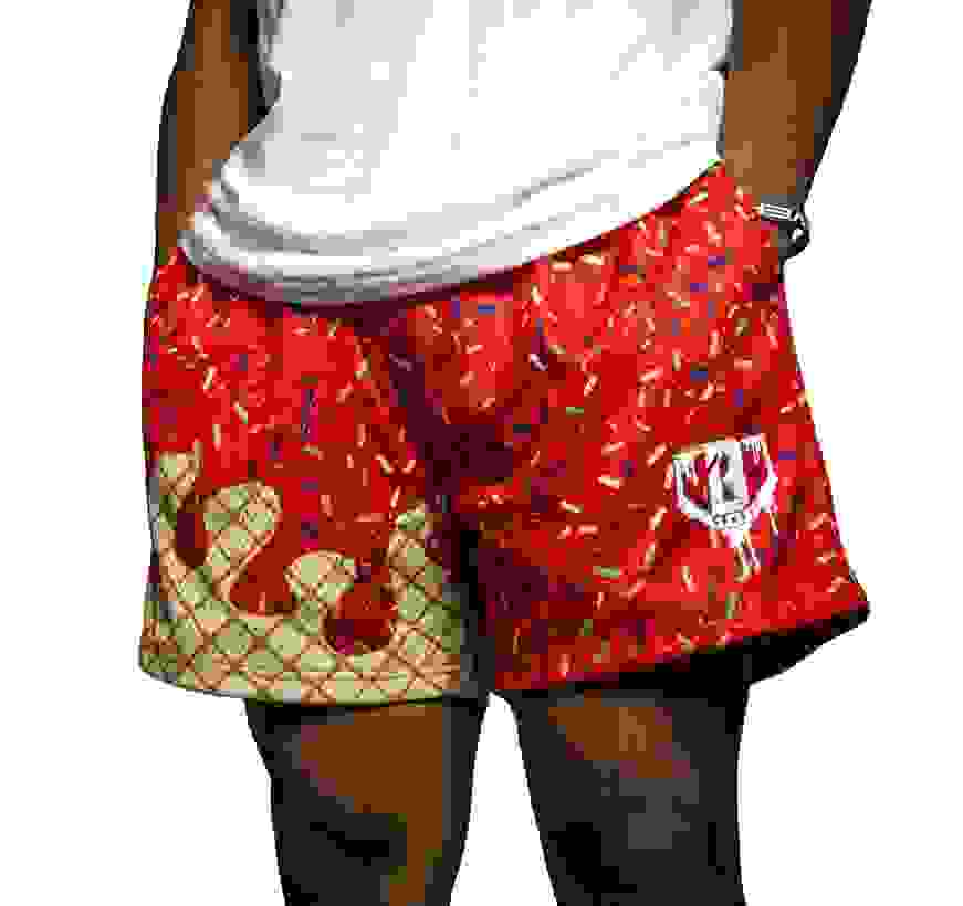 Baseball Lifestyle 101 Cherry Ice Cream Big Boys' Shorts